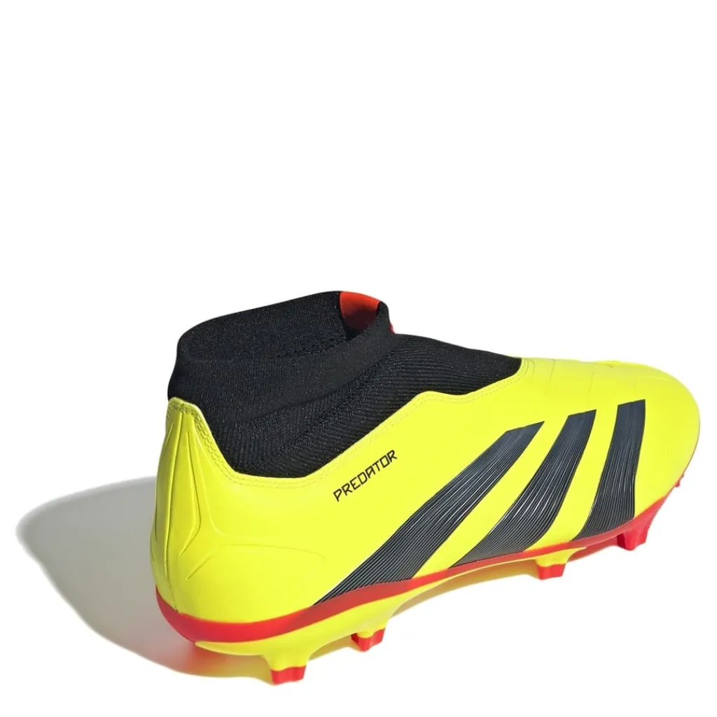 Football Boots*adidas Predator 24 League Laceless Firm Ground Football Boots in Yellow