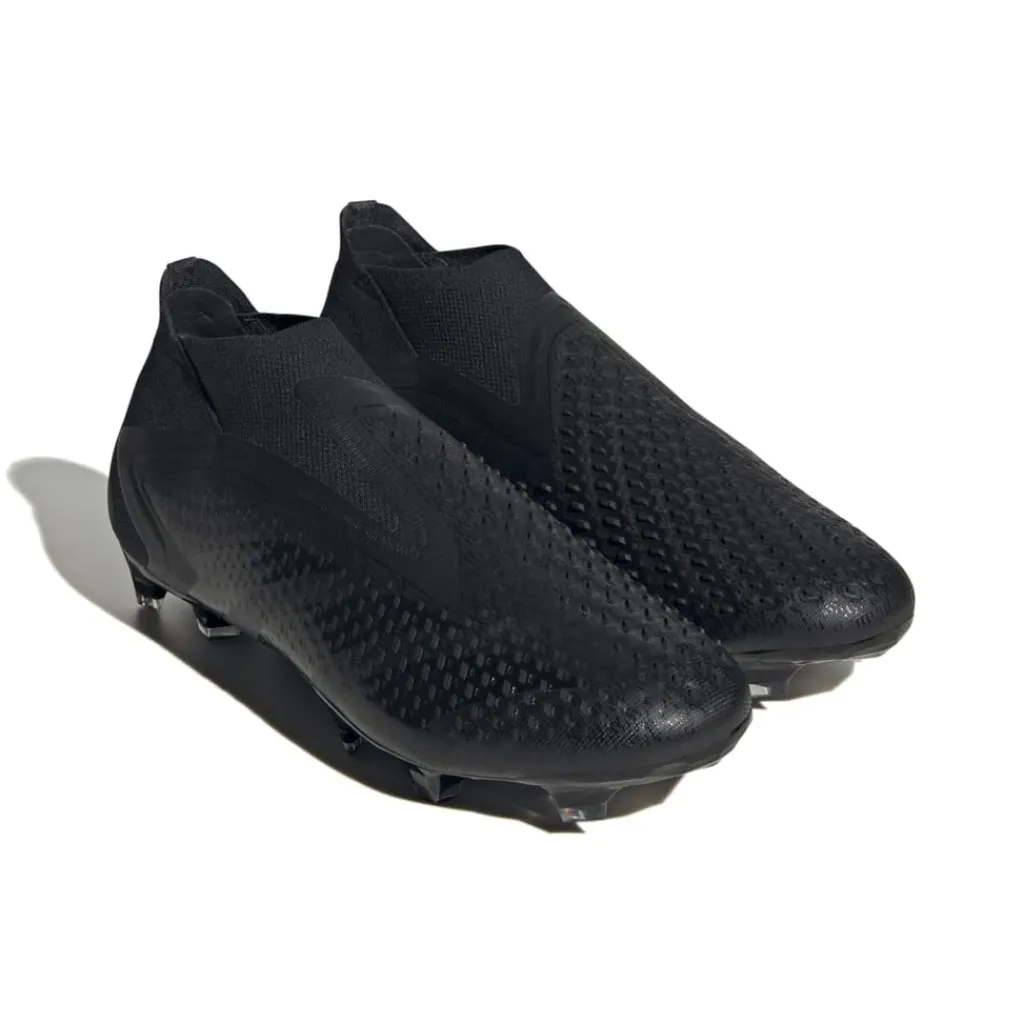 Football Boots*adidas Predator Accuracy+ Firm Ground Football Boots in Black-White