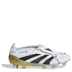 Football Boots*adidas Predator Elite Fold Over Tongue Adults Soft Ground Football Boots in White
