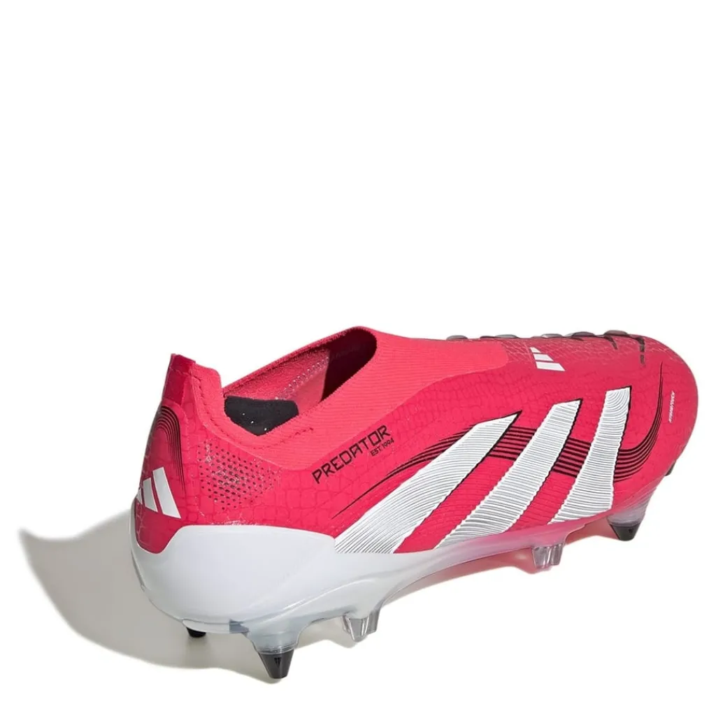 Football Boots*adidas Predator Elite Laceless Soft Ground Football Boots in Red