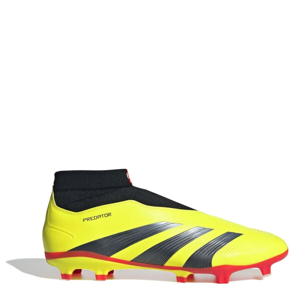 Football Boots|Footwear*adidas Predator League Laceless FG Football Boots in Yellow