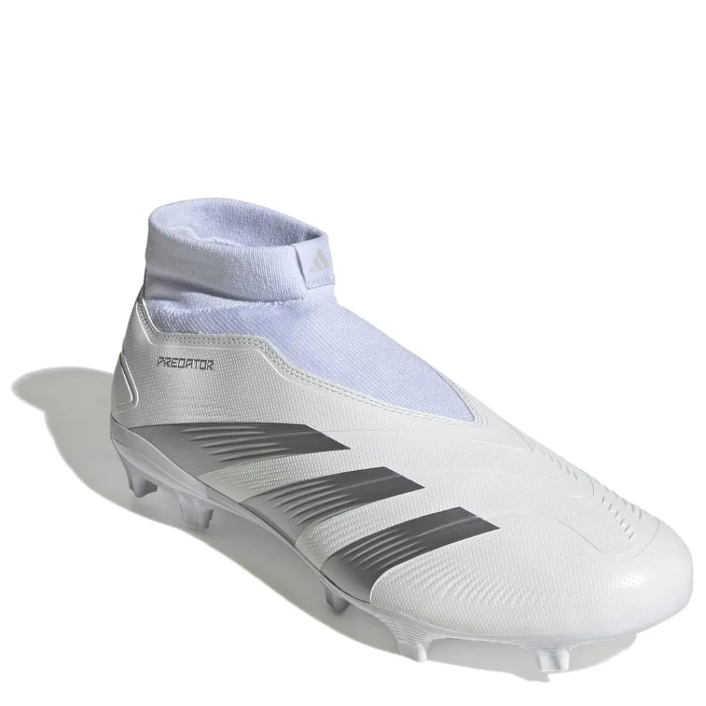 Football Boots*adidas Predator League Laceless FG Football Boots in White