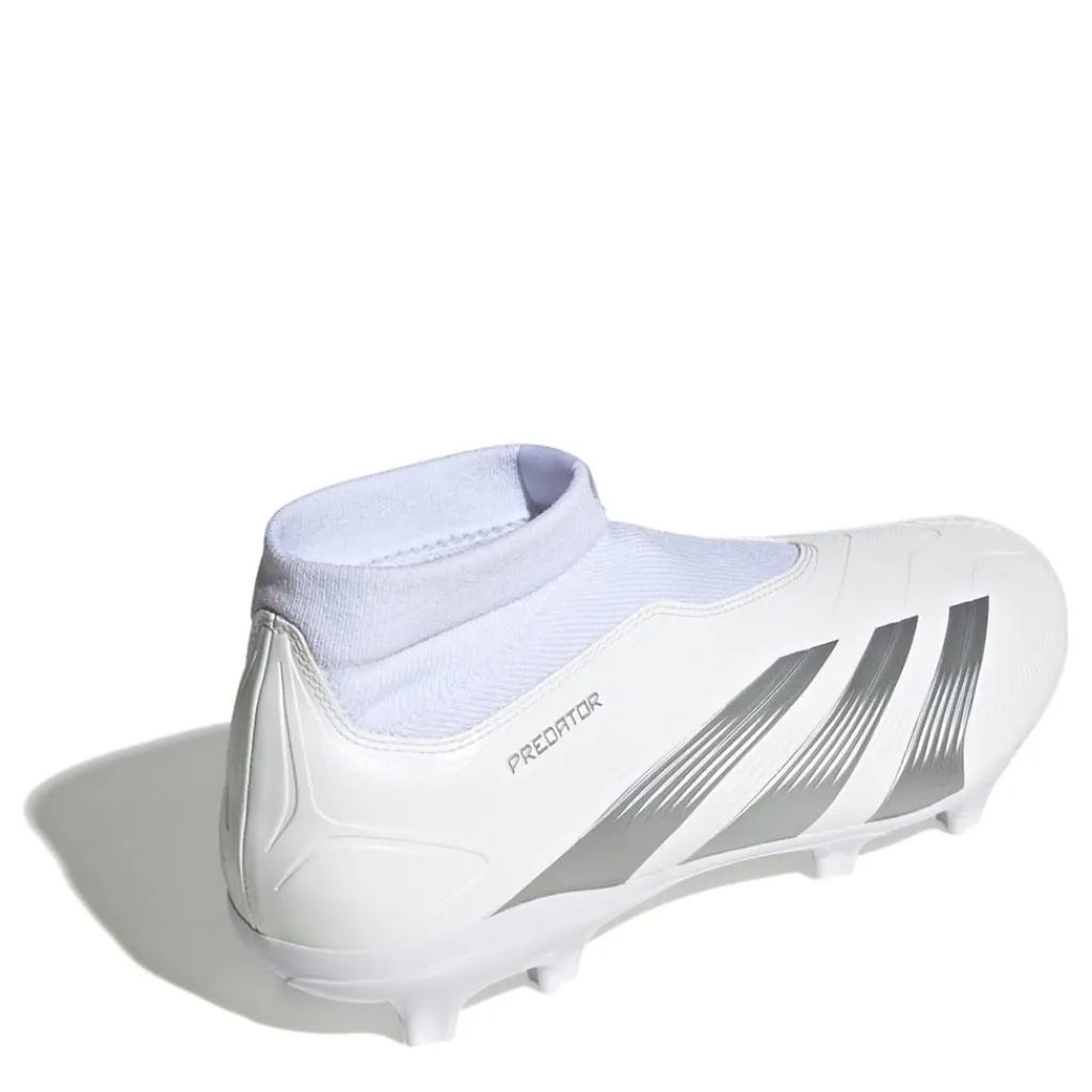 Football Boots*adidas Predator League Laceless FG Football Boots in White
