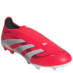 Football Boots*adidas Predator League Laceless Firm Ground Football Boots in Red
