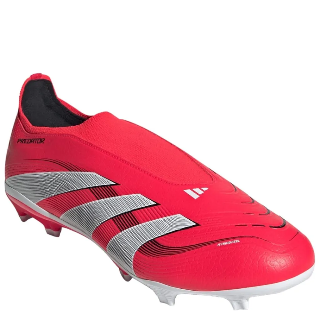 Football Boots*adidas Predator League Laceless Firm Ground Football Boots in Red