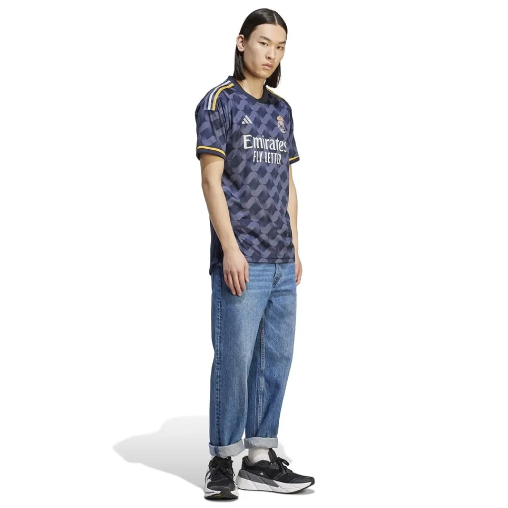 Football And Rugby Clothing*adidas Real Madrid Away Shirt 2023 2024 Adults in Blue