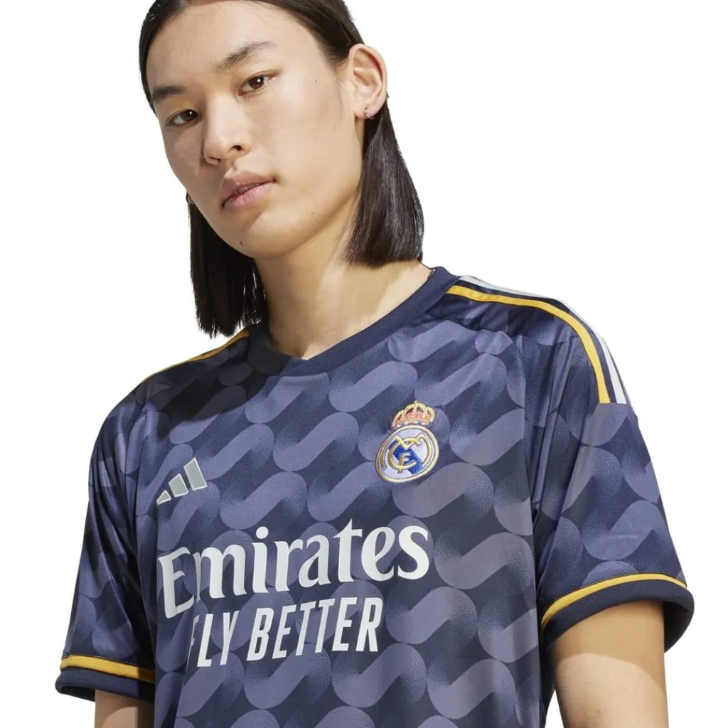 Football And Rugby Clothing*adidas Real Madrid Away Shirt 2023 2024 Adults in Blue