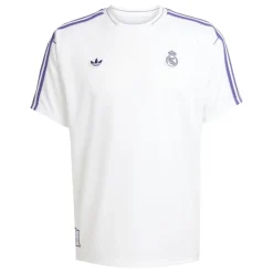 Football And Rugby Clothing*adidas Real Madrid Icon T-Shirt Adults in White