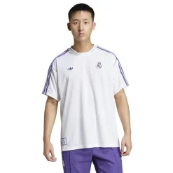 Football And Rugby Clothing*adidas Real Madrid Icon T-Shirt Adults in White