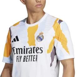 Football And Rugby Clothing*adidas Real Madrid Pre Match Shirt 2024 2025 Adults in White