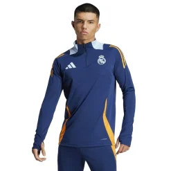 Fitness And Gymwear*adidas Real Madrid Training Drill Top 2024 2025 Adults in Blue
