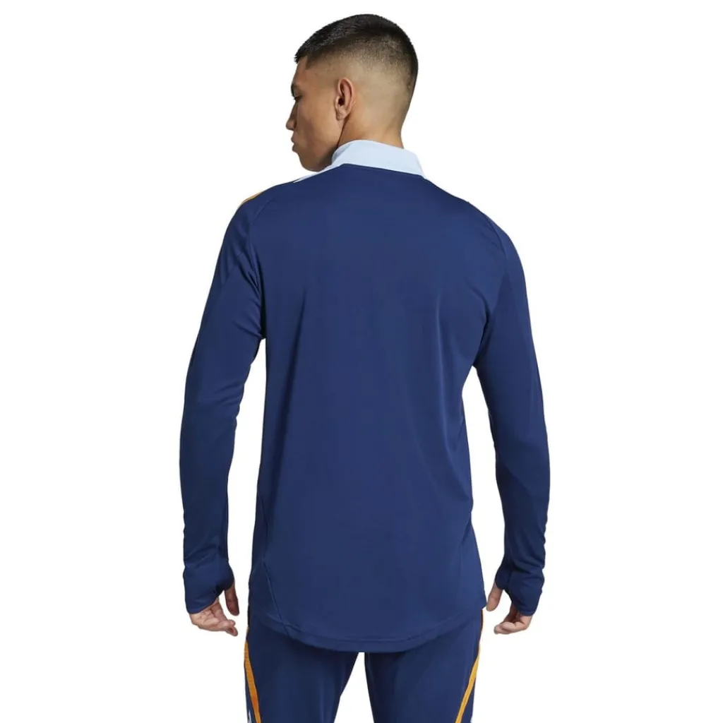 Fitness And Gymwear*adidas Real Madrid Training Drill Top 2024 2025 Adults in Blue