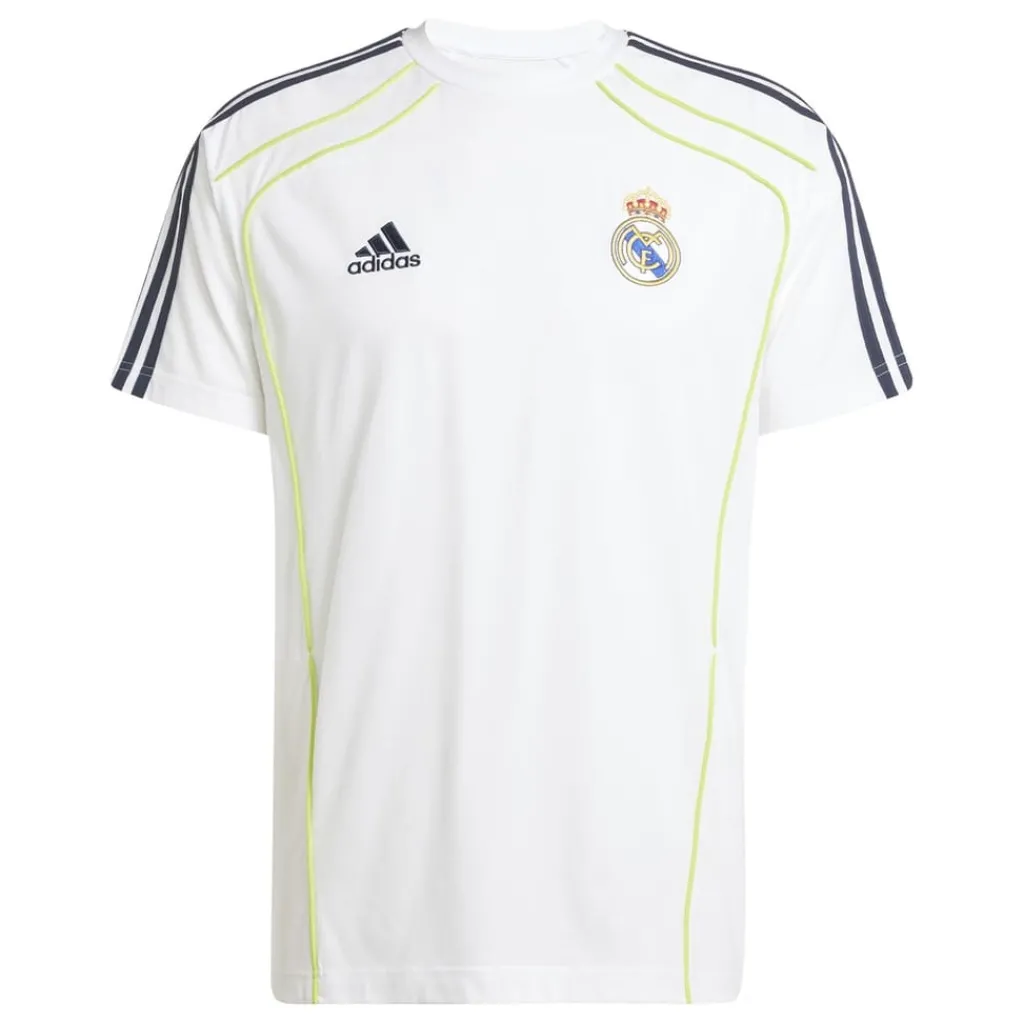 Football And Rugby Clothing*adidas Real Madrid Ubackpack T-Shirt Adults in White