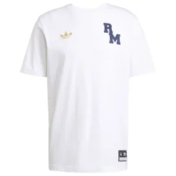 Football And Rugby Clothing*adidas Real Madrid Vrct Tee in White