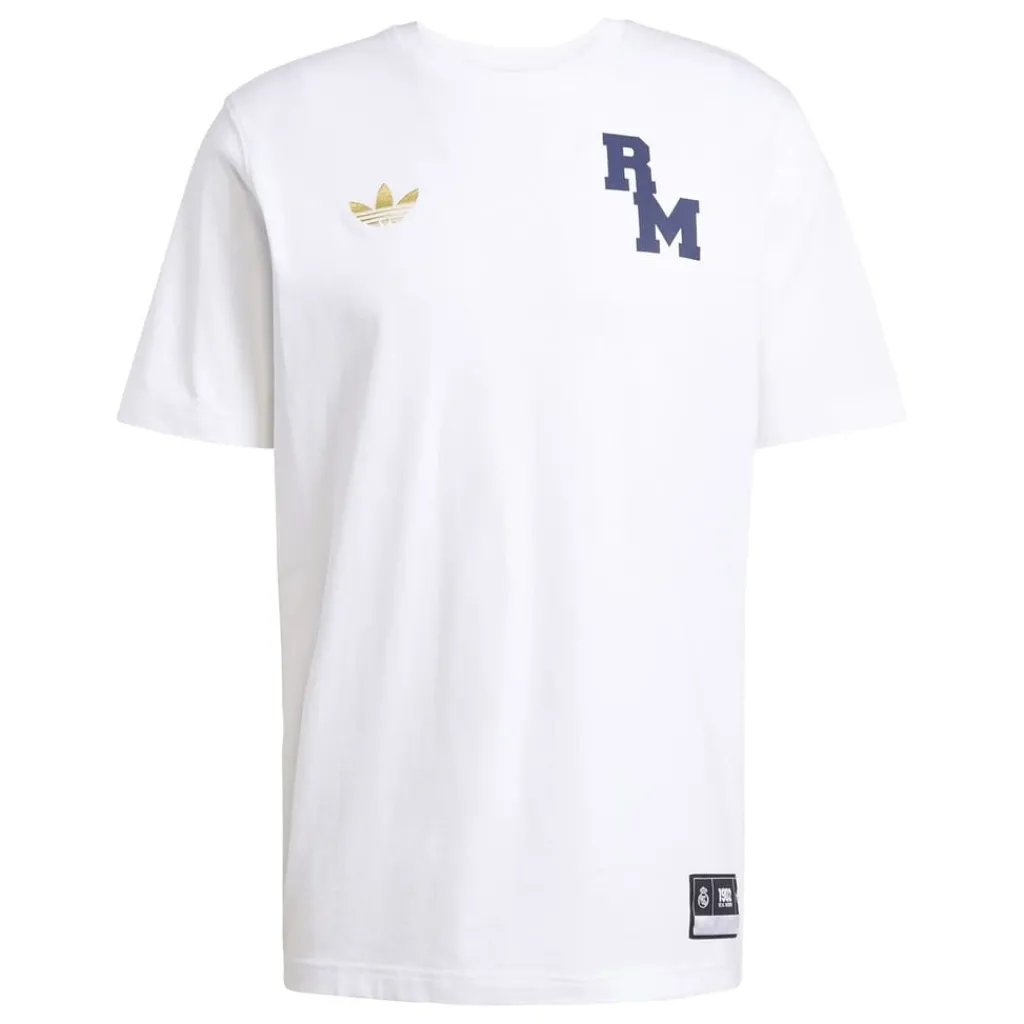 Football And Rugby Clothing*adidas Real Madrid Vrct Tee in White