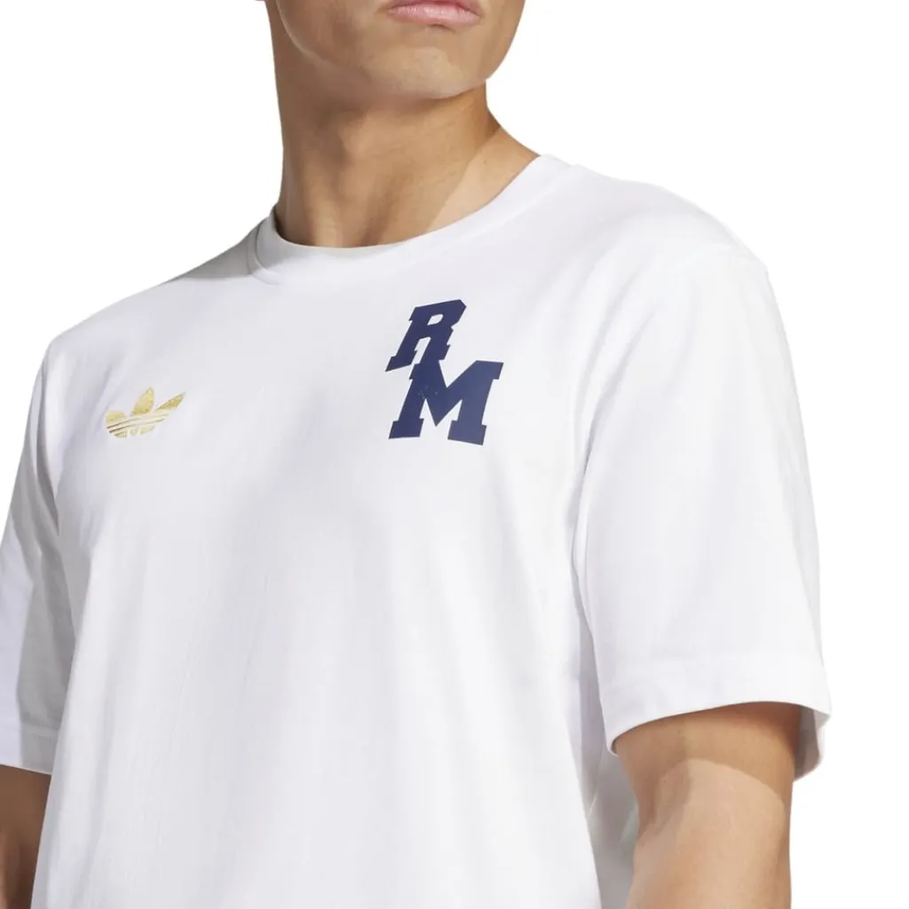 Football And Rugby Clothing*adidas Real Madrid Vrct Tee in White