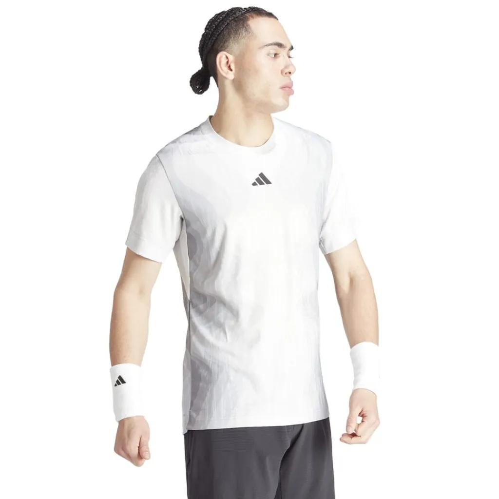 Fitness And Gym Tops*adidas Regular Fit Crew Neck Long Sleeve T-Shirt in White