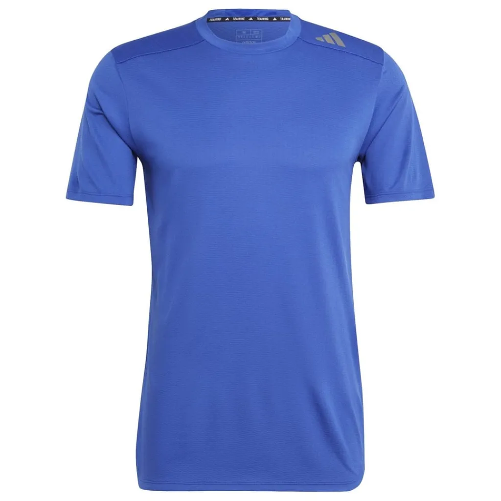 Fitness And Gym Tops*adidas Regular Fit Crew Neck T-Shirt in Blue