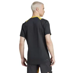 Fitness And Gym Tops*adidas Rib Crew Neck Regular Fit T-Shirt in Yellow