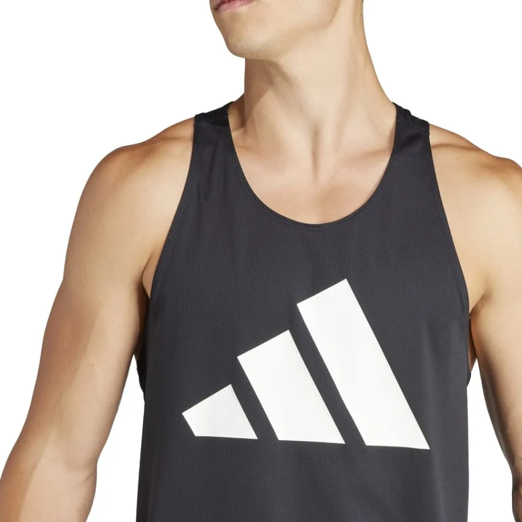 Fitness And Gym Tops*adidas Run It Tank Top in Black