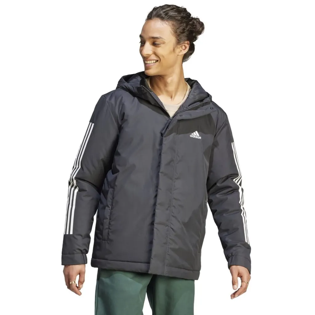 Coats And Jackets*adidas 3s Hooded Jacket in Black