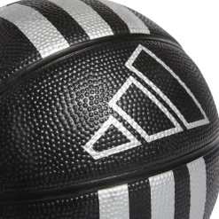 Assorted*adidas 3s Rubber Mini Basketball in Black