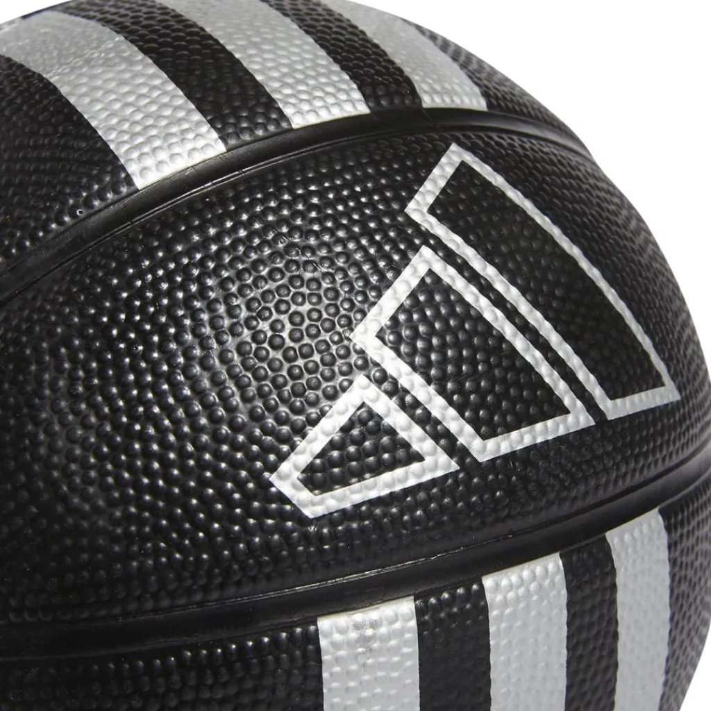 Assorted*adidas 3s Rubber Mini Basketball in Black