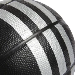 Assorted*adidas 3s Rubber Mini Basketball in Black