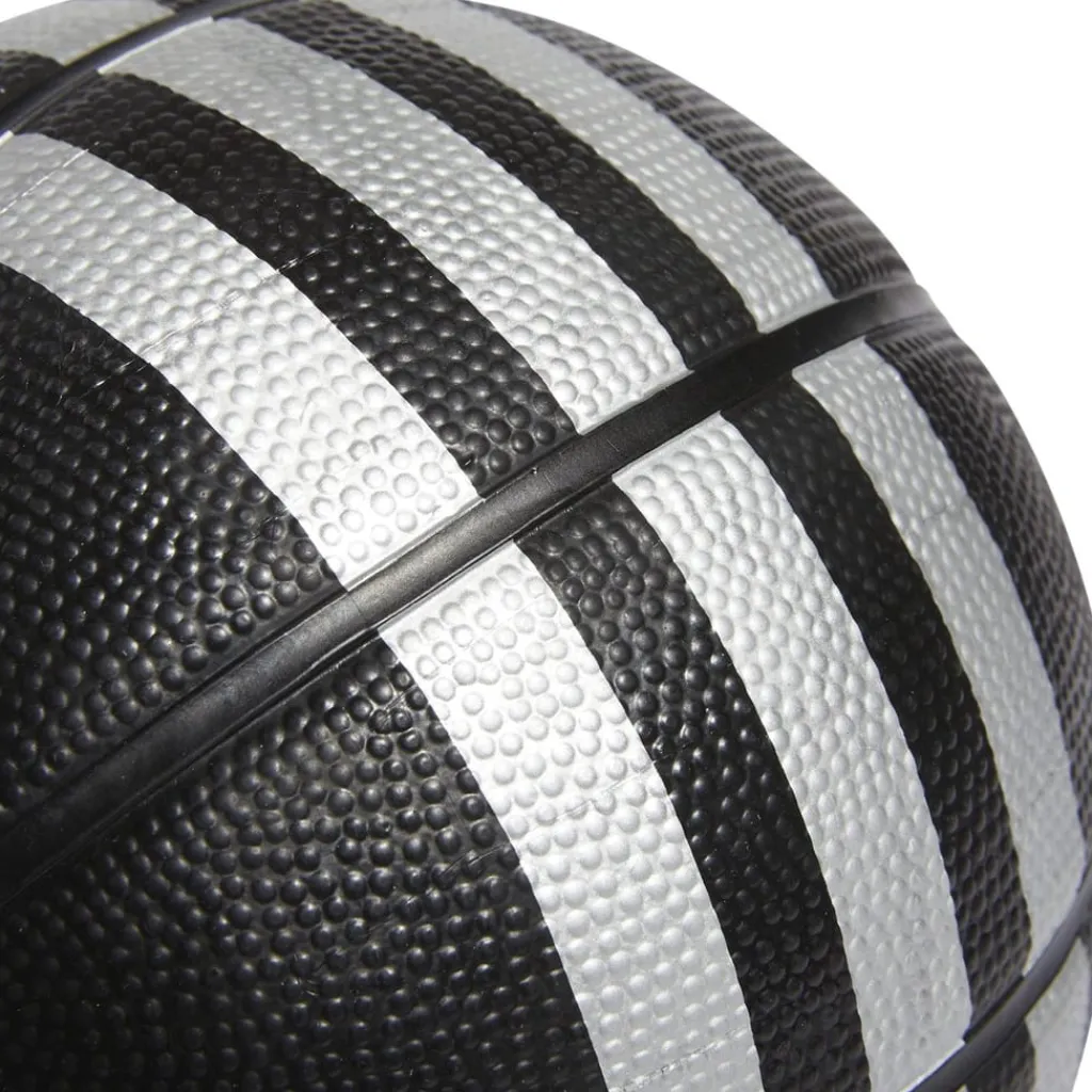 Assorted*adidas 3s Rubber Mini Basketball in Black