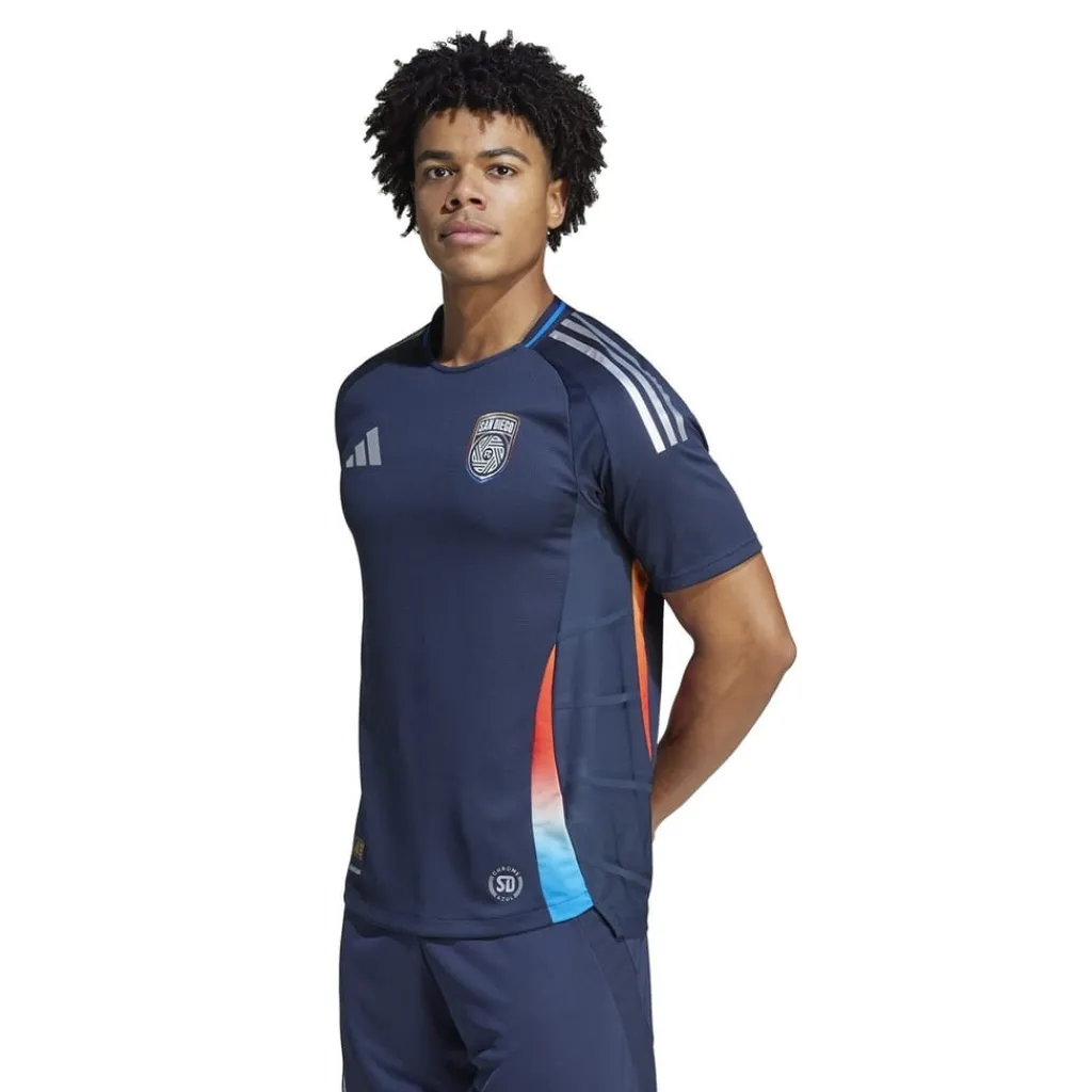 Football And Rugby Clothing*adidas San Diego Fc Authentic Home Shirt 2025 Adults in Blue