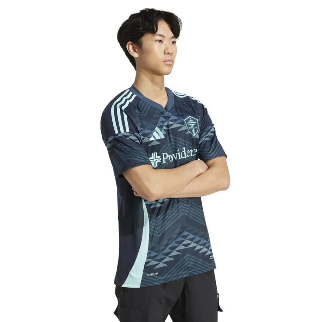 Football And Rugby Clothing*adidas Seattle Sounders Away Shirt 2025 2026 Adults in Blue