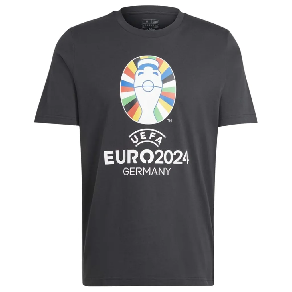 Football And Rugby Clothing*adidas Short Sleeve T-Shirt Top in Black