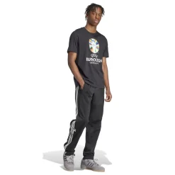 Football And Rugby Clothing*adidas Short Sleeve T-Shirt Top in Black