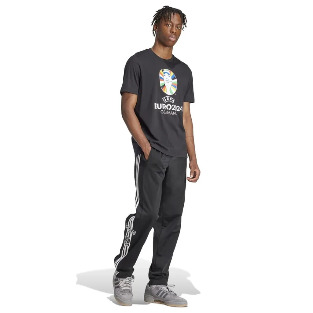 Football And Rugby Clothing*adidas Short Sleeve T-Shirt Top in Black