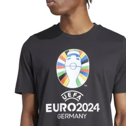 Football And Rugby Clothing*adidas Short Sleeve T-Shirt Top in Black