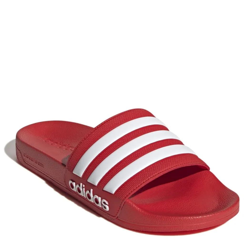 Beach Shoes*adidas Shower Slides Unisex in Red