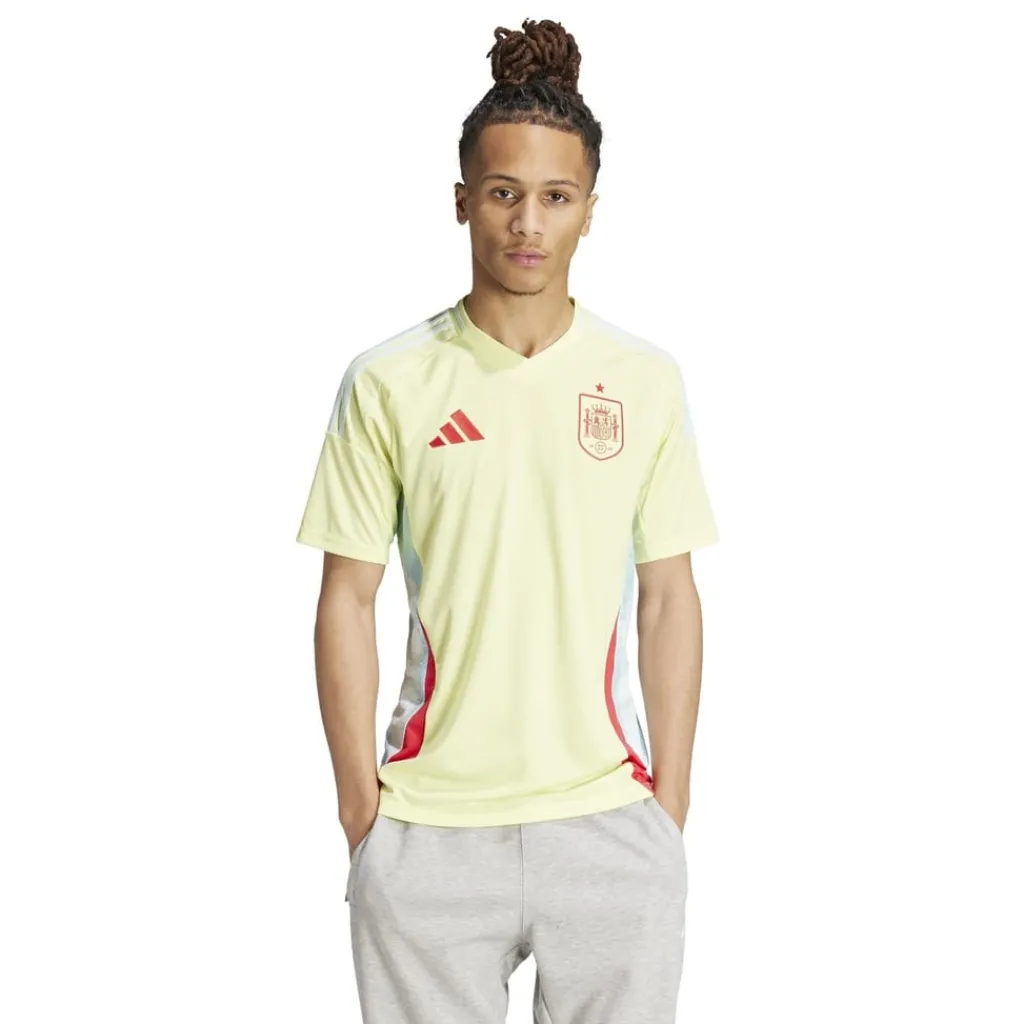 Football And Rugby Clothing*adidas Spain Away Shirt 2024 Adults in Yellow