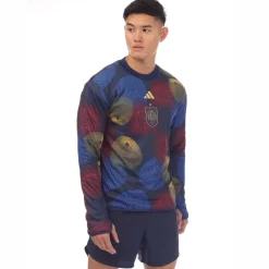 T-Shirts And Vests*adidas Spain Pre-Match Warm Top in Blue