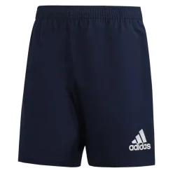 Shorts*adidas 3-Stripes Rugby Shorts in Navy-White
