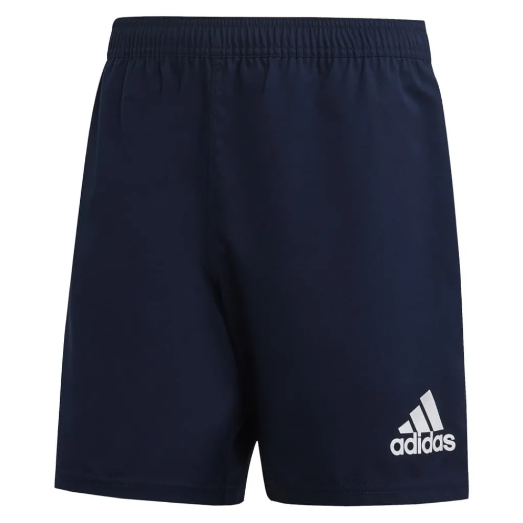 Shorts*adidas 3-Stripes Rugby Shorts in Navy-White
