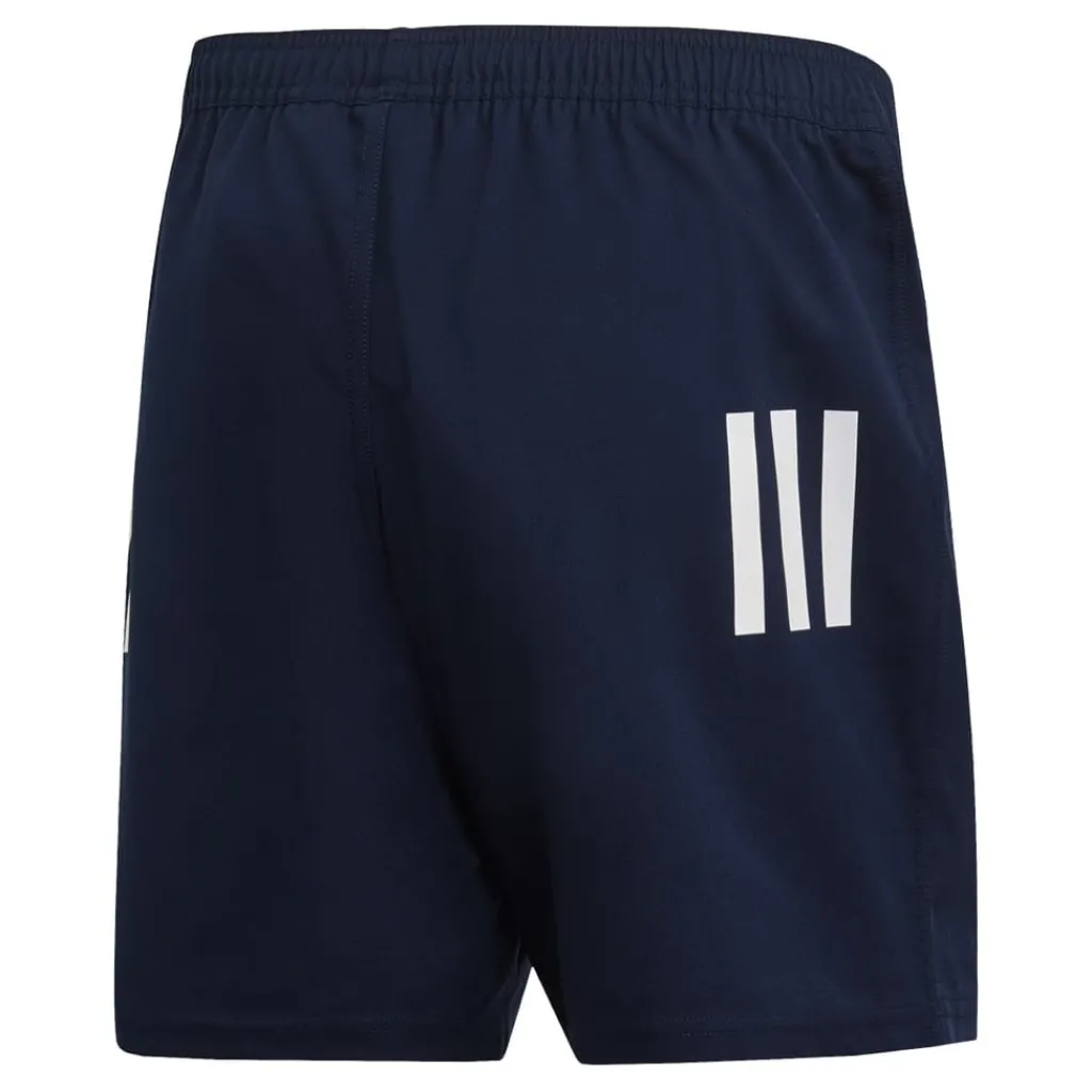 Shorts*adidas 3-Stripes Rugby Shorts in Navy-White