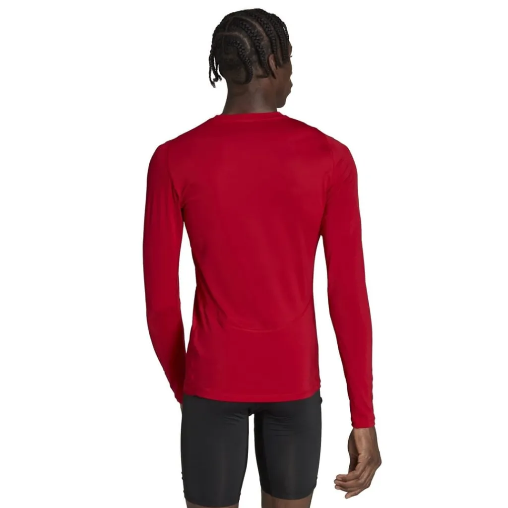 Fitness And Gym Tops|Fitness And Gymwear*adidas Techfit Aeroready Long Sleeve Long Sleeve Top in Red