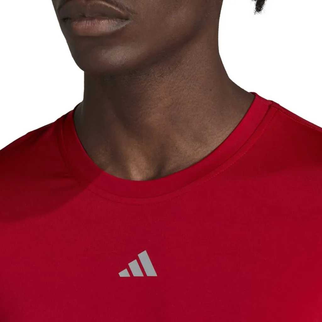 Fitness And Gym Tops|Fitness And Gymwear*adidas Techfit Aeroready Long Sleeve Long Sleeve Top in Red