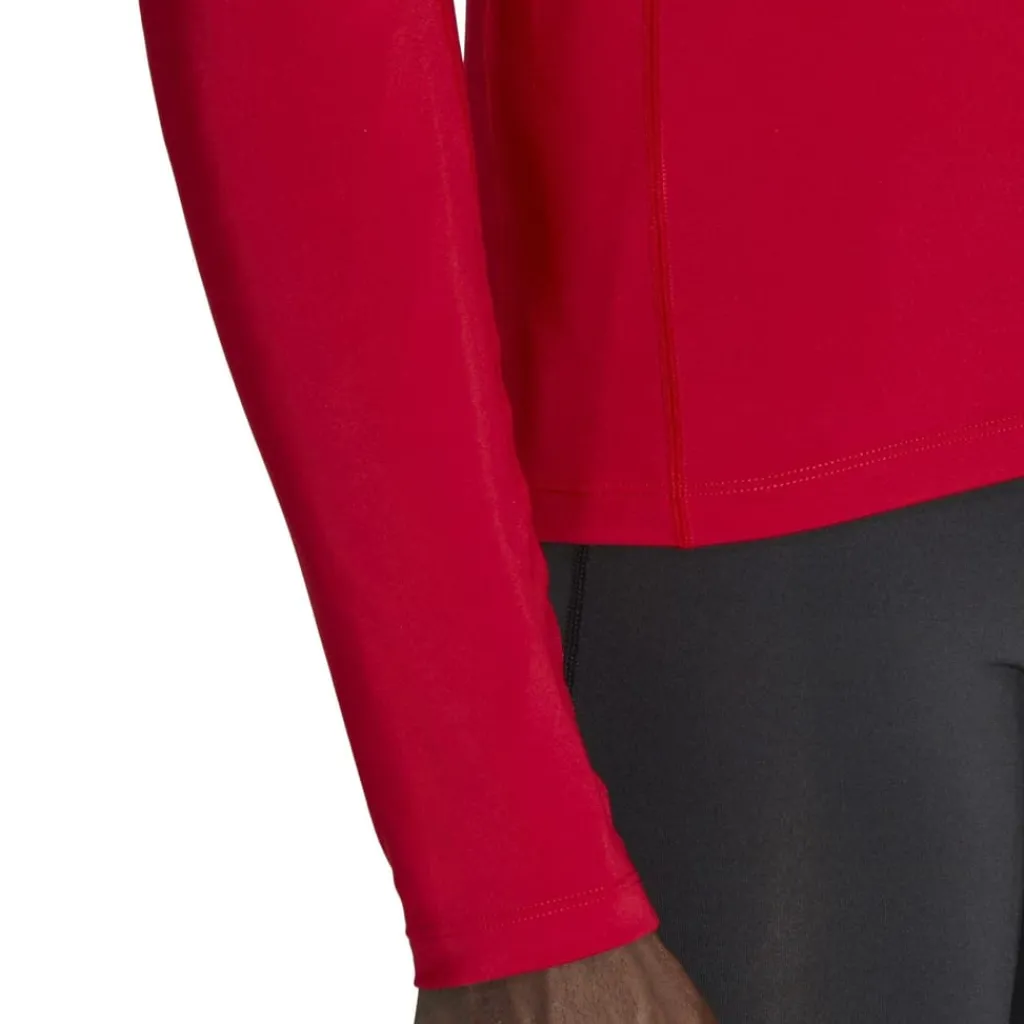 Fitness And Gym Tops|Fitness And Gymwear*adidas Techfit Aeroready Long Sleeve Long Sleeve Top in Red
