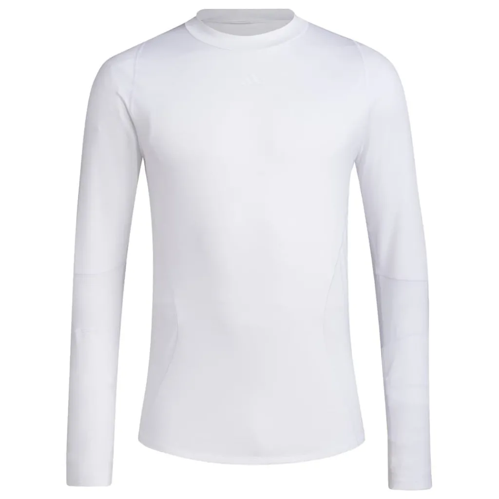 Fitness And Gym Tops*adidas Techfit Cold.rdy Long Sleeve Long Sleeve Top in White