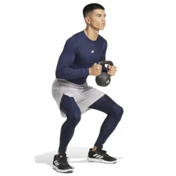 Fitness And Gym Pants*adidas Techfit Compression Training Long Tights in Blue