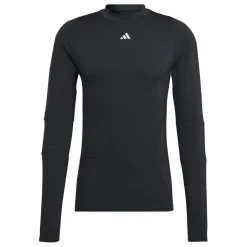 Football And Rugby Clothing*adidas Techfit Ls T in Black