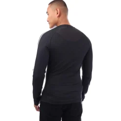 Fitness And Gym Tops|Fitness And Gymwear*adidas Techfit 3-Stripes Training Long-Sleeve Top in Black