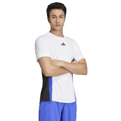 Fitness And Gymwear*adidas Tennis Pro Heat.rdy Freelift T-Shirt in White