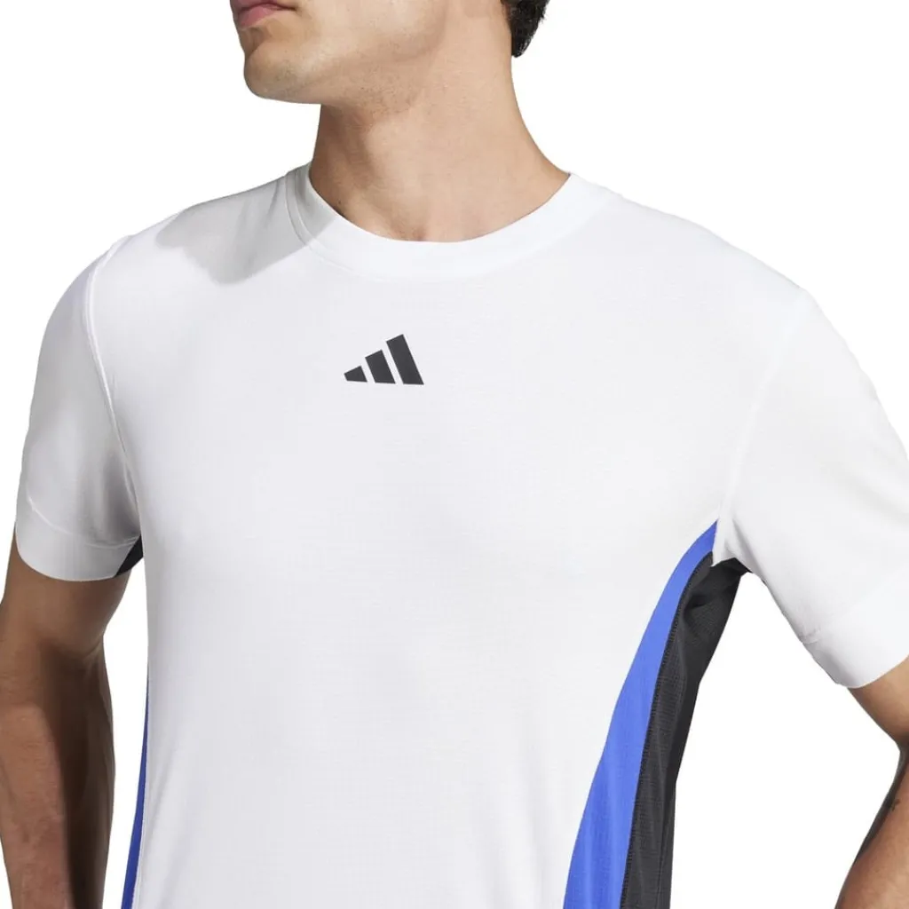 Fitness And Gymwear*adidas Tennis Pro Heat.rdy Freelift T-Shirt in White